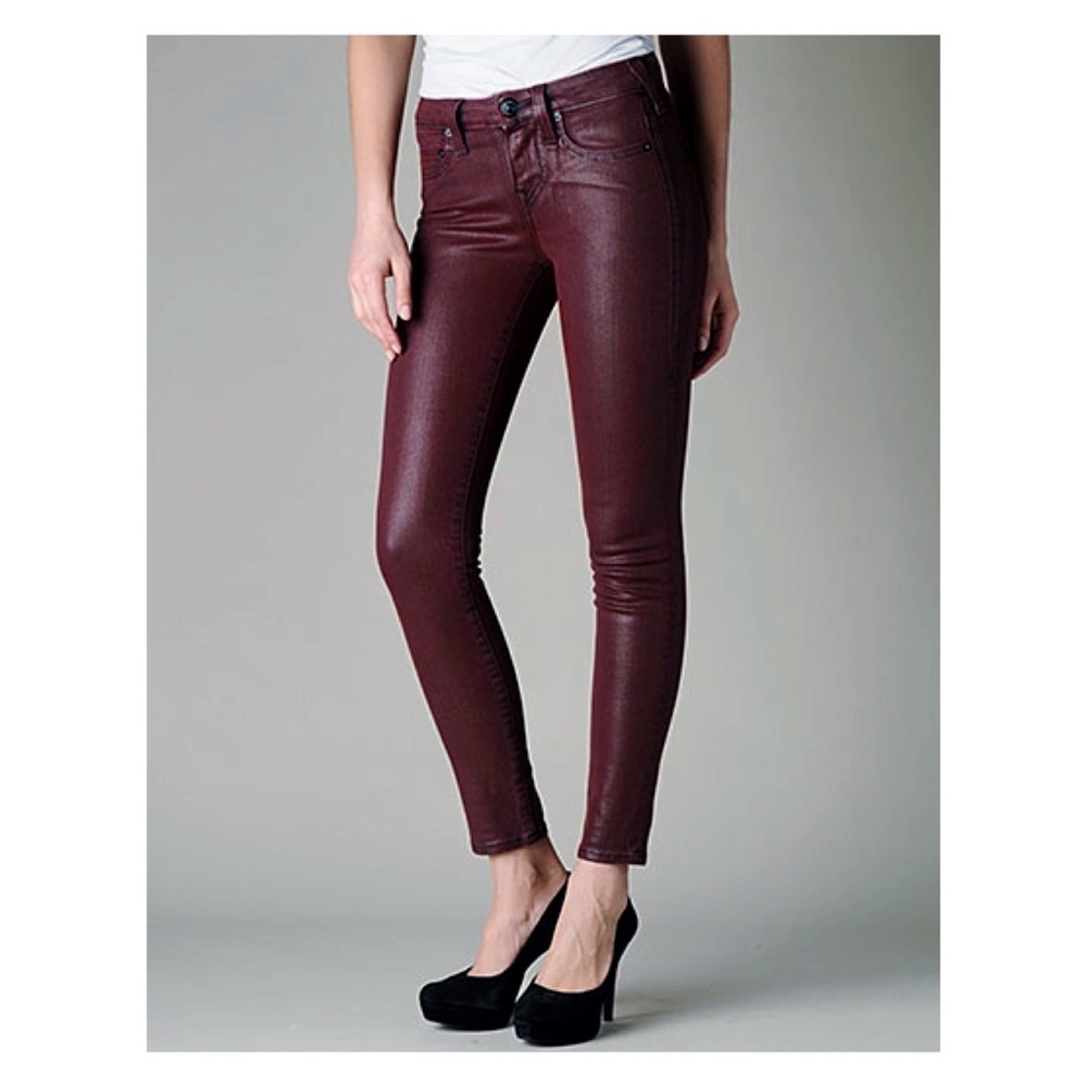 True Religion Halle Super Vixen Coated Jeans
